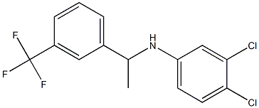 3,4-dichloro-N-{1-[3-(trifluoromethyl)phenyl]ethyl}aniline Struktur
