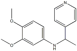  3,4-dimethoxy-N-[1-(pyridin-4-yl)ethyl]aniline