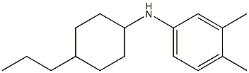 3,4-dimethyl-N-(4-propylcyclohexyl)aniline