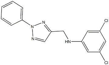 3,5-dichloro-N-[(2-phenyl-2H-1,2,3-triazol-4-yl)methyl]aniline Structure