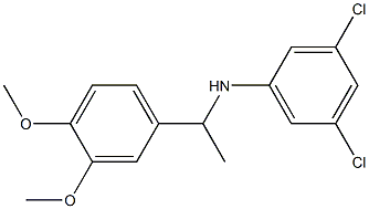 3,5-dichloro-N-[1-(3,4-dimethoxyphenyl)ethyl]aniline