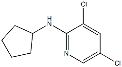 3,5-dichloro-N-cyclopentylpyridin-2-amine Structure