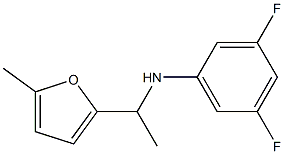 3,5-difluoro-N-[1-(5-methylfuran-2-yl)ethyl]aniline Structure