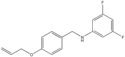 3,5-difluoro-N-{[4-(prop-2-en-1-yloxy)phenyl]methyl}aniline|