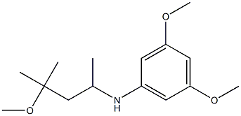 3,5-dimethoxy-N-(4-methoxy-4-methylpentan-2-yl)aniline