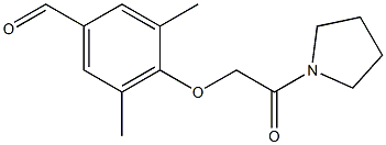  3,5-dimethyl-4-[2-oxo-2-(pyrrolidin-1-yl)ethoxy]benzaldehyde