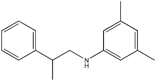 3,5-dimethyl-N-(2-phenylpropyl)aniline Structure
