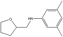 3,5-dimethyl-N-(oxolan-2-ylmethyl)aniline,,结构式