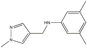 3,5-dimethyl-N-[(1-methyl-1H-pyrazol-4-yl)methyl]aniline