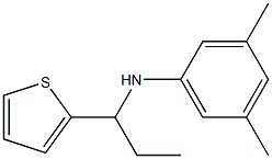 3,5-dimethyl-N-[1-(thiophen-2-yl)propyl]aniline