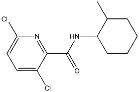 3,6-dichloro-N-(2-methylcyclohexyl)pyridine-2-carboxamide Structure