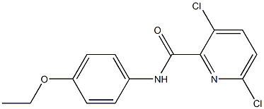 3,6-dichloro-N-(4-ethoxyphenyl)pyridine-2-carboxamide Structure