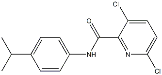 3,6-dichloro-N-[4-(propan-2-yl)phenyl]pyridine-2-carboxamide Structure