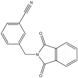 3-[(1,3-dioxo-1,3-dihydro-2H-isoindol-2-yl)methyl]benzonitrile Structure