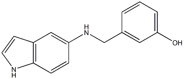 3-[(1H-indol-5-ylamino)methyl]phenol Struktur