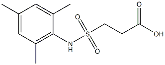 3-[(2,4,6-trimethylphenyl)sulfamoyl]propanoic acid Structure