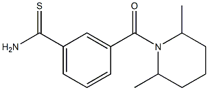 3-[(2,6-dimethylpiperidin-1-yl)carbonyl]benzenecarbothioamide