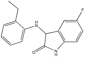  3-[(2-ethylphenyl)amino]-5-fluoro-2,3-dihydro-1H-indol-2-one