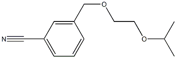 3-[(2-isopropoxyethoxy)methyl]benzonitrile Structure