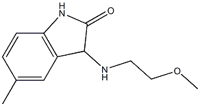 3-[(2-methoxyethyl)amino]-5-methyl-2,3-dihydro-1H-indol-2-one