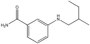 3-[(2-methylbutyl)amino]benzamide Structure