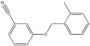 3-[(2-methylphenyl)methoxy]benzonitrile Structure