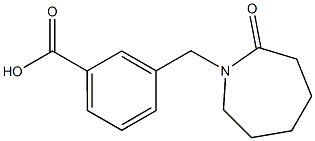 3-[(2-oxoazepan-1-yl)methyl]benzoic acid