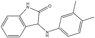 3-[(3,4-dimethylphenyl)amino]-2,3-dihydro-1H-indol-2-one Structure