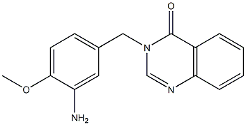 3-[(3-amino-4-methoxyphenyl)methyl]-3,4-dihydroquinazolin-4-one