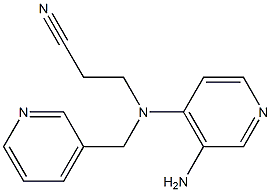 3-[(3-aminopyridin-4-yl)(pyridin-3-ylmethyl)amino]propanenitrile