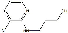 3-[(3-chloropyridin-2-yl)amino]propan-1-ol 结构式