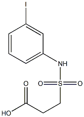  3-[(3-iodophenyl)sulfamoyl]propanoic acid