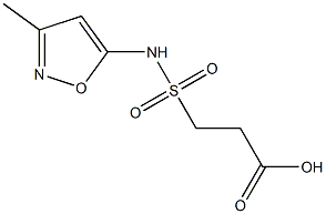 3-[(3-methyl-1,2-oxazol-5-yl)sulfamoyl]propanoic acid|