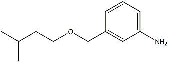 3-[(3-methylbutoxy)methyl]aniline Structure