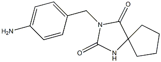 3-[(4-aminophenyl)methyl]-1,3-diazaspiro[4.4]nonane-2,4-dione|