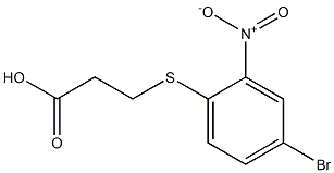 3-[(4-bromo-2-nitrophenyl)thio]propanoic acid