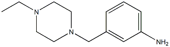 3-[(4-ethylpiperazin-1-yl)methyl]aniline Struktur