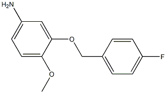 3-[(4-fluorobenzyl)oxy]-4-methoxyaniline Structure