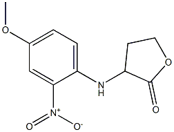 3-[(4-methoxy-2-nitrophenyl)amino]oxolan-2-one,,结构式