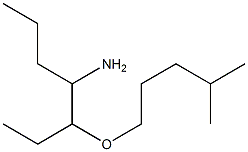 3-[(4-methylpentyl)oxy]heptan-4-amine Structure