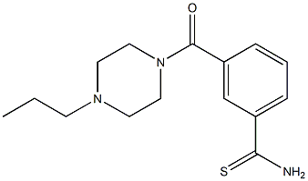 3-[(4-propylpiperazin-1-yl)carbonyl]benzenecarbothioamide