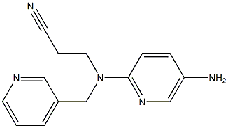 3-[(5-aminopyridin-2-yl)(pyridin-3-ylmethyl)amino]propanenitrile