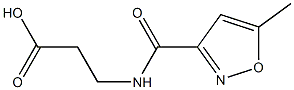 3-[(5-methyl-1,2-oxazol-3-yl)formamido]propanoic acid Structure