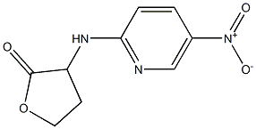 3-[(5-nitropyridin-2-yl)amino]oxolan-2-one Structure