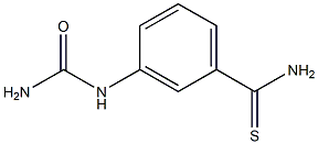 3-[(aminocarbonyl)amino]benzenecarbothioamide Structure