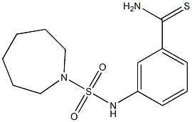 3-[(azepane-1-sulfonyl)amino]benzene-1-carbothioamide