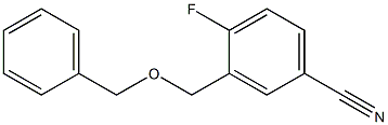 3-[(benzyloxy)methyl]-4-fluorobenzonitrile|