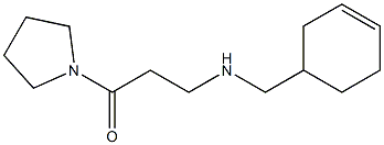 3-[(cyclohex-3-en-1-ylmethyl)amino]-1-(pyrrolidin-1-yl)propan-1-one