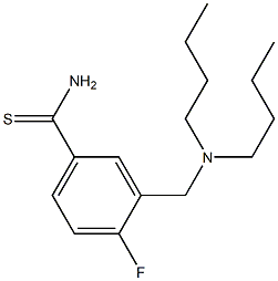  3-[(dibutylamino)methyl]-4-fluorobenzene-1-carbothioamide