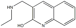 3-[(ethylamino)methyl]quinolin-2-ol 结构式